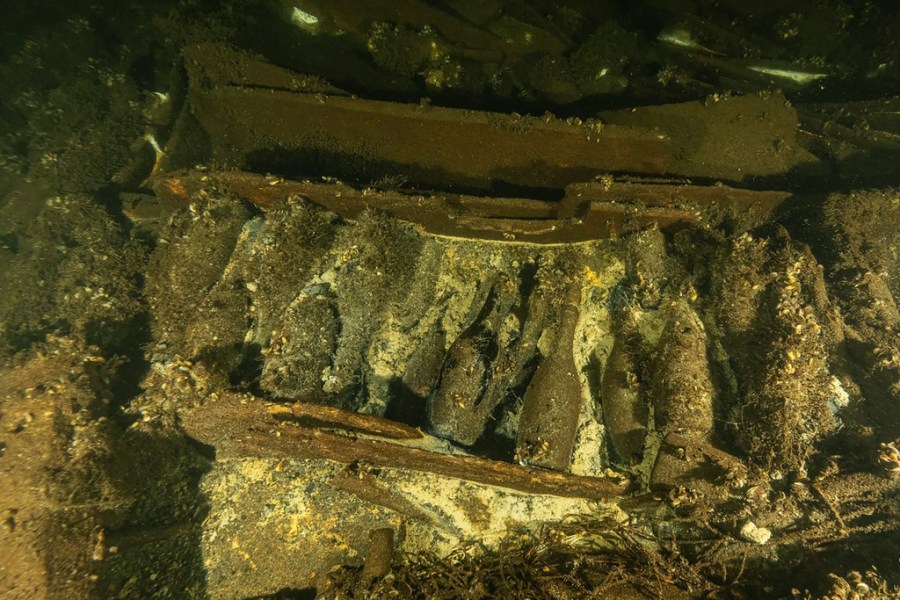 Shipwreck filled to brim with 100 bottles Champagne, luxury goods [Video]